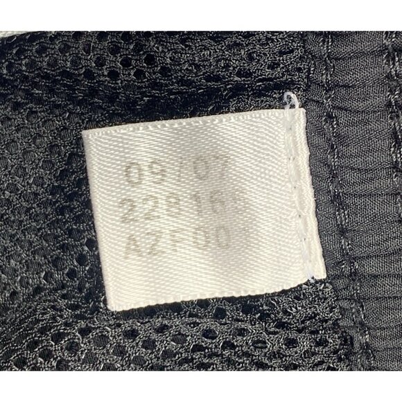 Adidas Windbreaker Track Pants Men's L Black Blue Ankle Zip 228165 - Picture 7 of 9